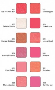 ラシャス　色見本